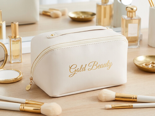 Neceser de maquillaje con compartimentos